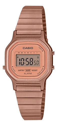 Reloj Digital Vintage Casio La-11wr-5a Color Oro Rosa