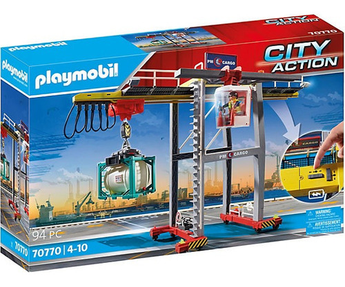 Playmobil 70770 Pórtico De Carga Contenedor Bunny Toys