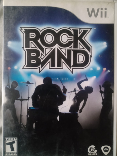 Rock Band Wii (caja Portada Y Disco) Muy Buena Estetica
