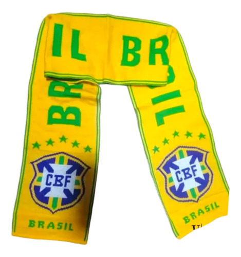 Bufanda De Equipo De Futbol Brasil Con Envio