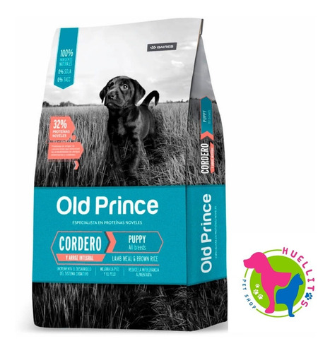 Old Prince Cordero Y Arroz Puppy/cachorro X 3kg-e/g Z/oeste