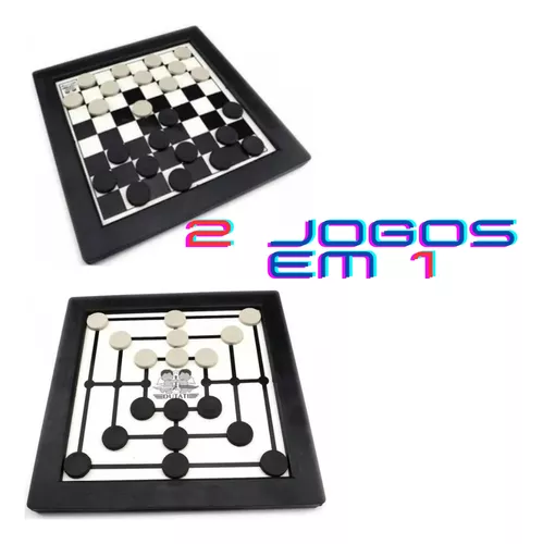 JOGO DAMA/TRILHA 2 EM 1 24X24CM 002 - DUTATI - Megamix Comercial