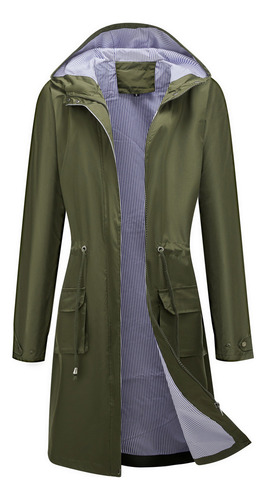 Chaqueta Z Solid Rain Para Exteriores, Con Capucha, Resisten