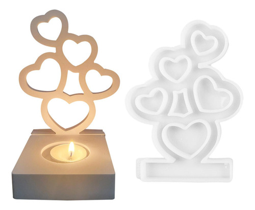 Moldes De Silicona De Resina Para Portavelas Molde Para Vela