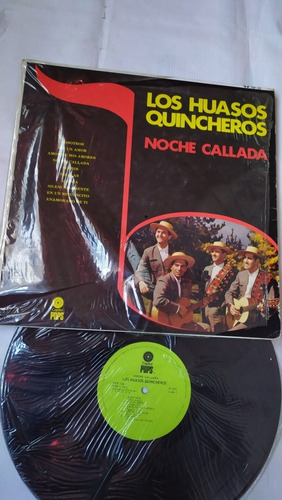 Los Huasos Quincheros Noche Callada Disco De Vinil Original 