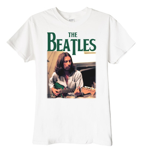 Polera The Beatles George Harrison Guitar Rock Abominatron