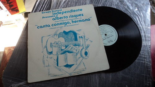 Alberto Risquez Lp Canta Conmigo, Hermano (lp Rare)