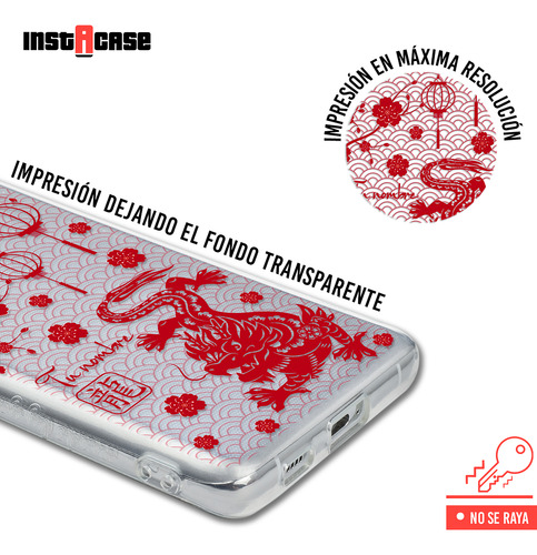 Funda Para Huawei Horóscopo Dragón Chino Con Tu Nombre