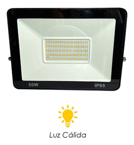 Reflector Led Tipo Tablet 50w- Luz Cálida