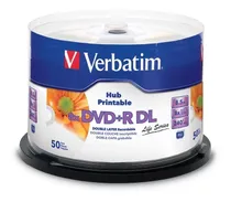 Comprar Verbatim Dvd+r 8x 8.5gb Doble Capa Imprimibl Ck 50unid 97693