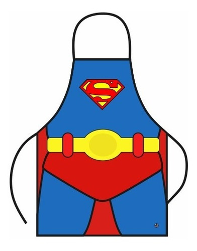 Delantal De Cocina Niños Batman Superman Mujer Maravilla