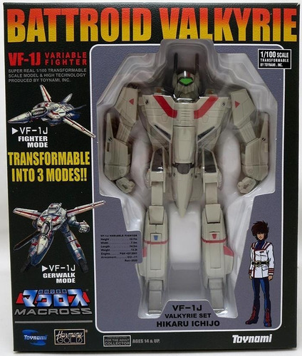 Figura Retro Vf-1j Hikaru Ichijo Battroid Valkyrie Robotech