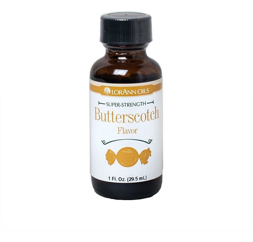 Lorann Butterscotch Super Strength Flavor, Botella De 1 Onza