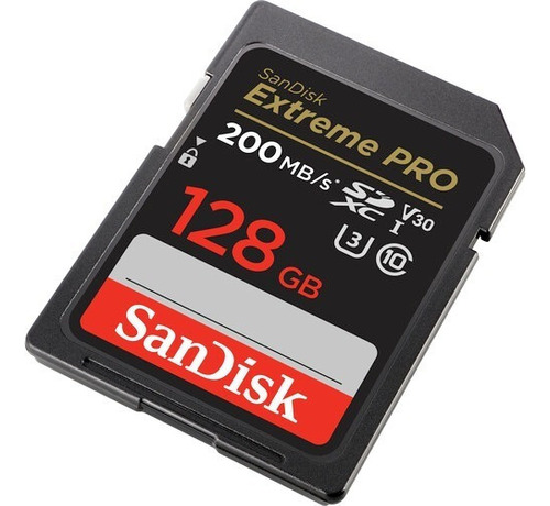 Memoria Sandisk Extreme Pro Sdxc Uhs-i De 128 Gb 200mb/s 4k