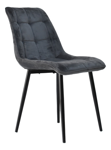 Silla De Diseño Buhl Gris Bonno