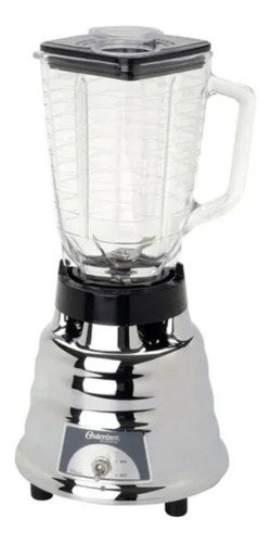 Imagen 2 de 4 de Licuadora Oster Osterizer 450-10 1.25 L cromada con vaso de vidrio 127V