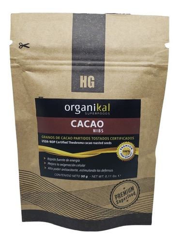 Cacao Nibs Organikal X 50grs