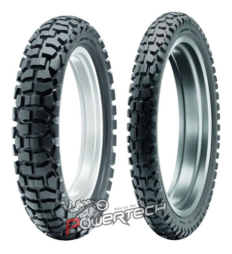 Juego Cubiertas Dunlop  D605 120 /80-18 Y 90 / 90 - 21 Cuota