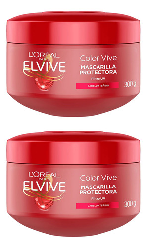 Pack Crema De Tratamiento Elvive Color Vive 300 Gr