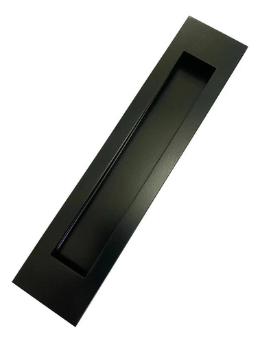 Puxador Concha De Embutir Para Porta Inox Preto Fosco 60cm