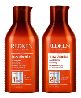 Shampoo Sin Sal + Acondicionador Redken Frizz Dismiss