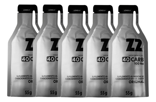 Energy Gel Z2 Load Up 40 Carb Box 5 Unidades SachĂȘ 55g