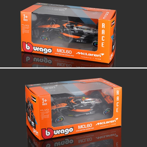 Bburago 1:43 2023 F1 Mclaren Mcl60 #4 Lando Norris Diecast