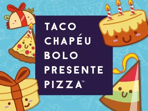 Jogo Taco Chapéu Bolo Presente Pizza