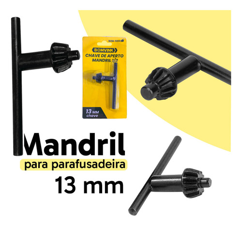 Mandril Automático Brasfort 1/2 Com Rosca 20un