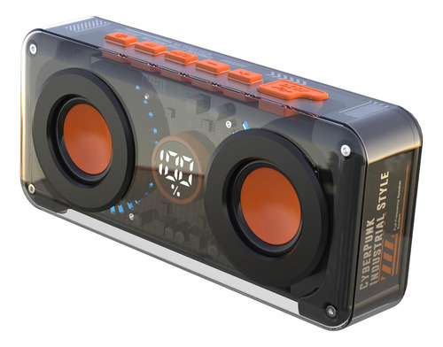 Meguo Altavoces Bluetooth, Altavoces Inalámbricos Portátiles Color Naranja 110v