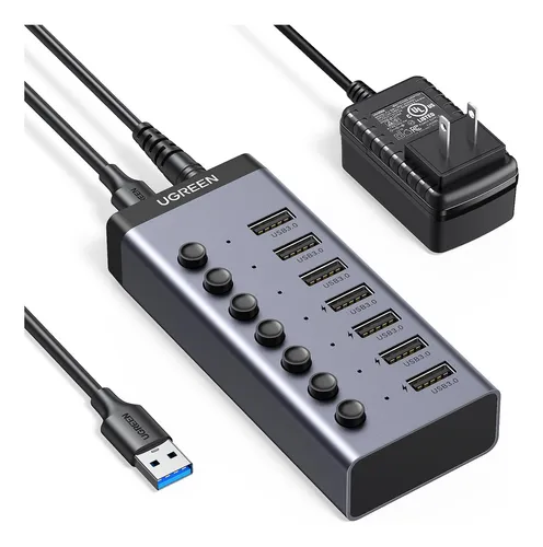 Hub Usb 3.0 De 7 Puertos Us
