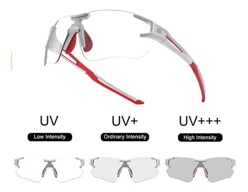 Imagen 2 de 5 de Lentes Deportivos Running Gafas Fotocromáticos Ciclismo Tria