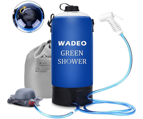 Ducha De Campamento Wadeo, Portátil Para Acampar, 10 L