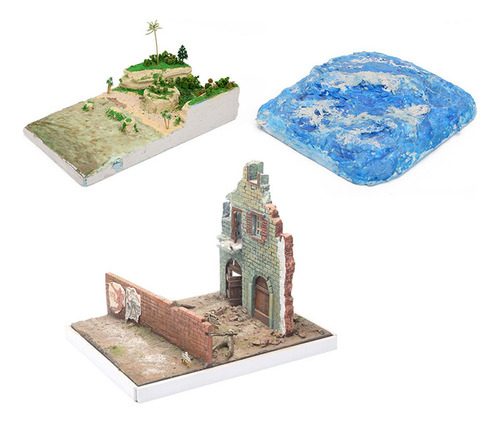 Fs 2x Tableros De 30cmx40cmx3cm 30cmx40cmx3cm Azul