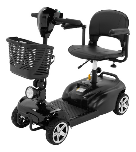 Silla De Ruedas Scooter Electrico Medico Onof Para Adulto Color Negro