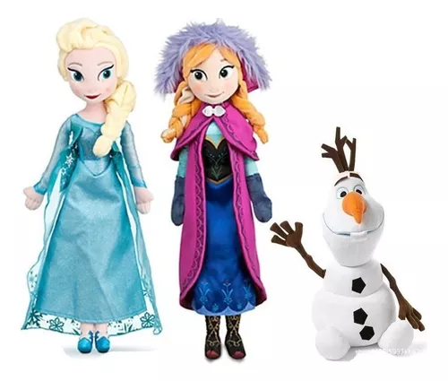 Pelúcia Frozen Boneca Anna 50 Cm Foto Real do Produto, Pelúcia Disney  Nunca Usado 90642116