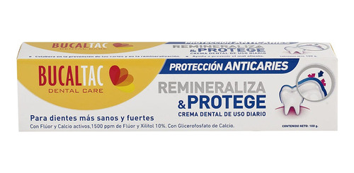 Bucal Tac Pasta Dental Remineraliza & Protege X 10 Bucal Ta