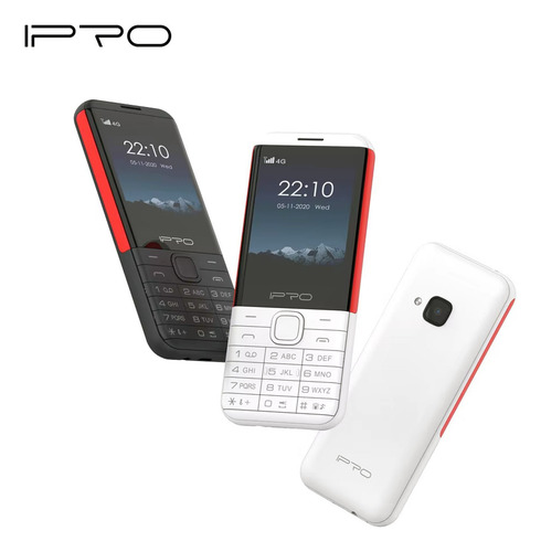 Celular Para Mayores Teclas Y Pantalla Grande 4g Ipro K3 Mp3 Negro