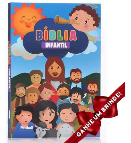 Bíblia Infantil Colorida + De 200 Ilustrações | Turminha