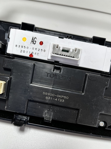 Moldura Multimidia Com Comando Ar Sw4 Srx 22/23 Original