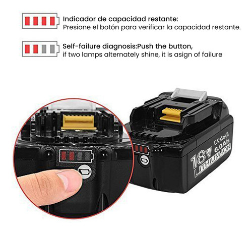 5ah Batería De Litio Para Herramientas Electricas Makita