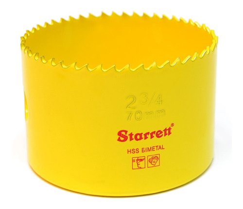 Sierra Copa Bimetal 70 Mm (a10) - Starrett - Fast Cut