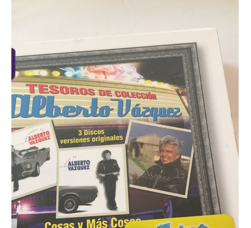 Alberto Vasquez - Tesoros De Coleccion - Cd - Disco Pack (Usado)