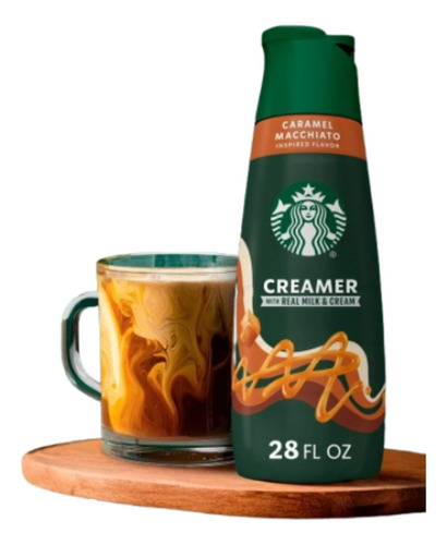 Crema P Café Caramel Machiatto Starbucks 828ml Importado Xtc