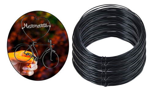 De Metal Flexible De Alambre De Aluminio De 4 Piezas Negro