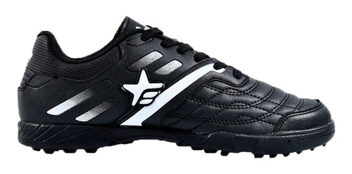 Footy Botin Futbol Niño Tg Negro-blanco-negro Ras