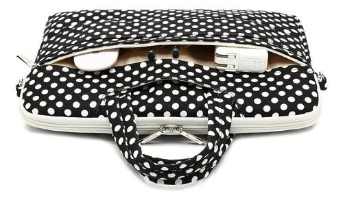 Funda Para Notebook/ Tablet Hasta 15 Canvaslife Black Dot