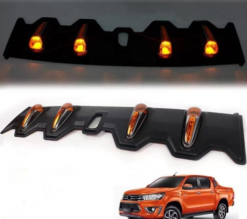 Barra Led Para Toldo Hilux 2016-2022 Amarillo Led 