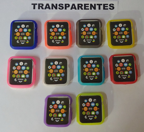Imagen 3 de 6 de Forro Bumper Case Para Apple Watch iPhone 42mm Varios Modelo