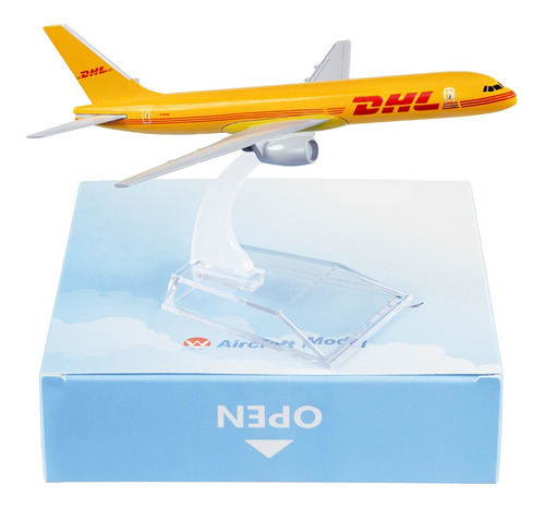  Avión A Escala 1:400 Dhl B757-200. (17 Cms)